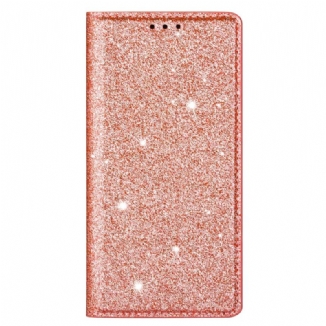 Flip Cover Samsung Galaxy S22 Ultra 5G Style Paillettes