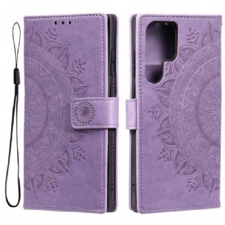 Housse Samsung Galaxy S22 Ultra 5G Mandala Soleil
