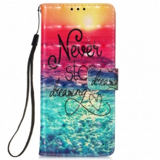 Housse Samsung Galaxy S22 Ultra 5G Never Stop Dreaming