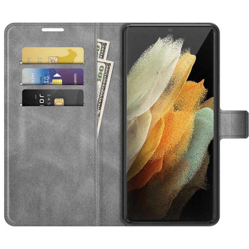 Housse Samsung Galaxy S22 Ultra 5G Simili Cuir Ultra