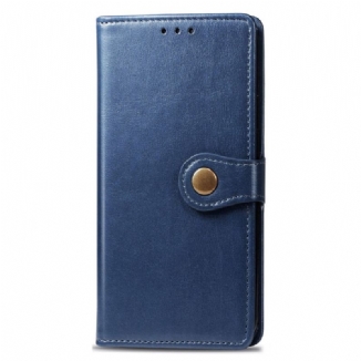 Housse Samsung Galaxy S22 Ultra 5G Simili Cuir et Fermoir Vintage