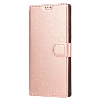 Housse Samsung Galaxy S22 Ultra 5G Simili Cuir Rétro