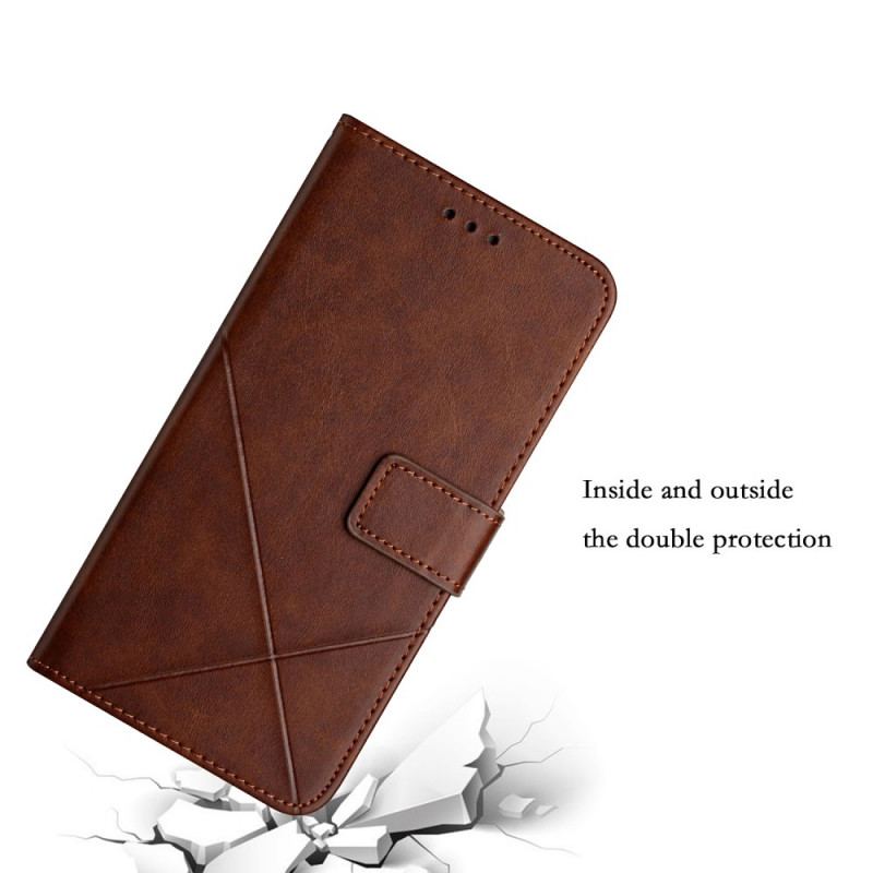 Housse Samsung Galaxy S22 Ultra 5G Style Cuir Géo X Design