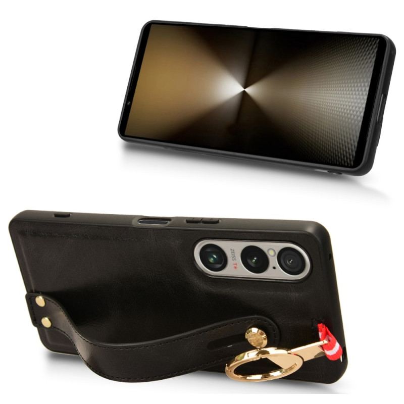 Coque Sony Xperia 1 VI Sangle et Anneau