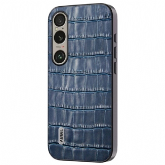 Coque Sony Xperia 1 VI Texture Crocodile ABEEL