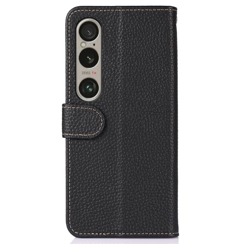 Housse Sony Xperia 1 VI Texture Litchi KHAZNEH