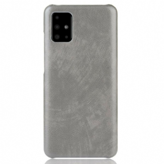 Coque Samsung Galaxy M51 Effet Cuir Litchi