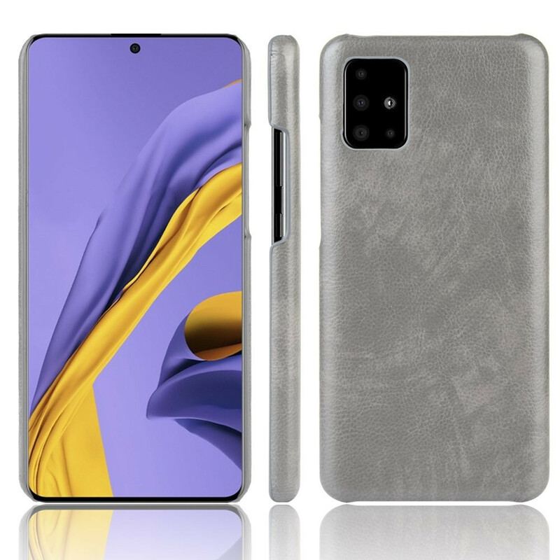 Coque Samsung Galaxy M51 Effet Cuir Litchi