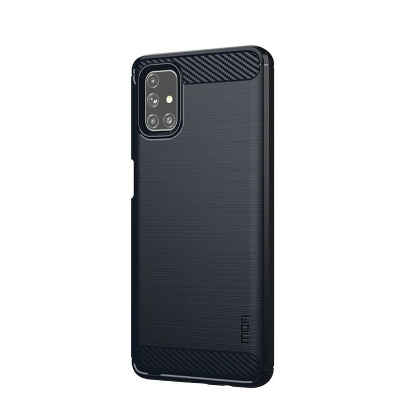 Coque Samsung Galaxy M51 Fibre Carbone Brossée MOFI