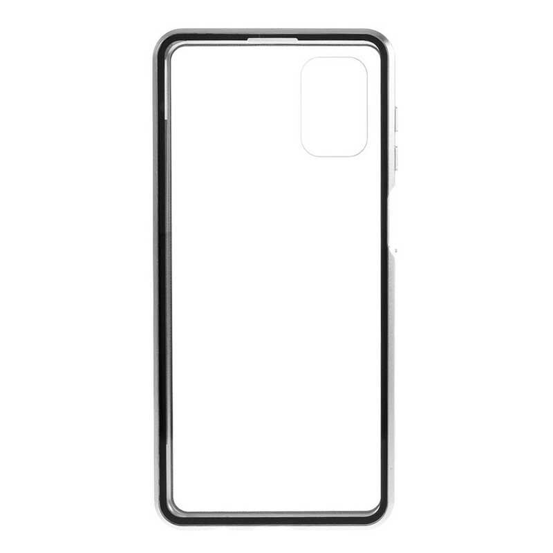 Coque Samsung Galaxy M51 Rebords Métal et Verre Trempé