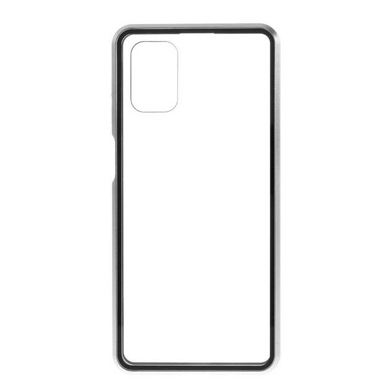Coque Samsung Galaxy M51 Rebords Métal et Verre Trempé