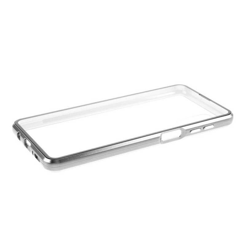 Coque Samsung Galaxy M51 Rebords Métal et Verre Trempé