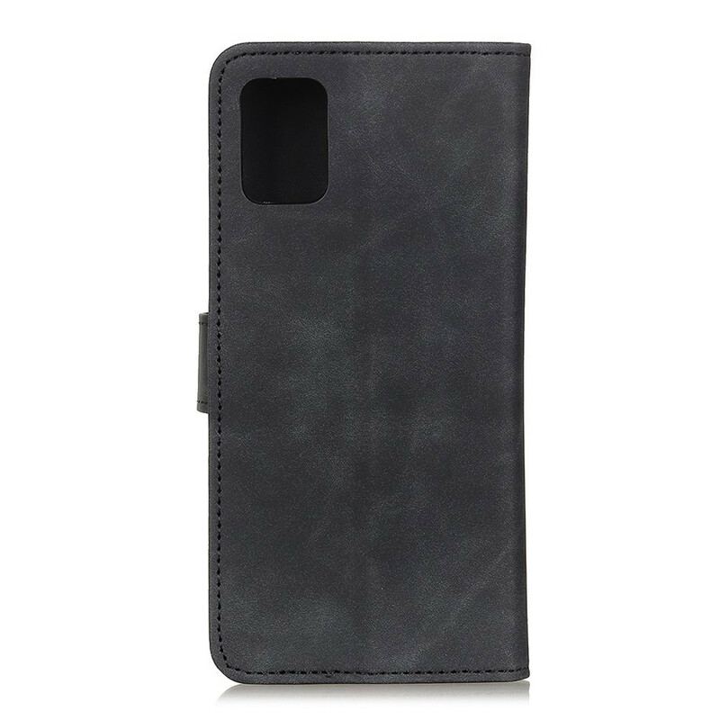 Housse Samsung Galaxy M51 Effet Cuir Vintage KHAZNEH