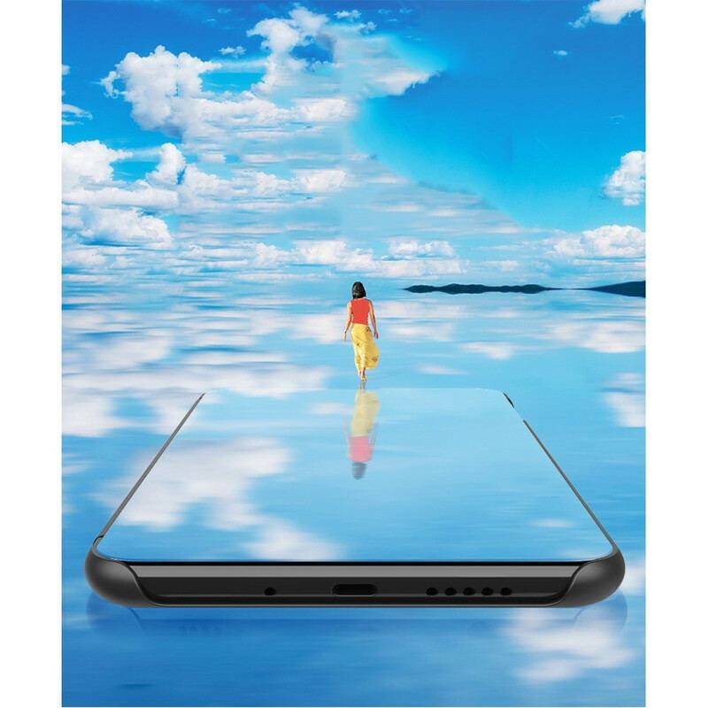 View Cover Samsung Galaxy M51 Miroir et Simili Cuir