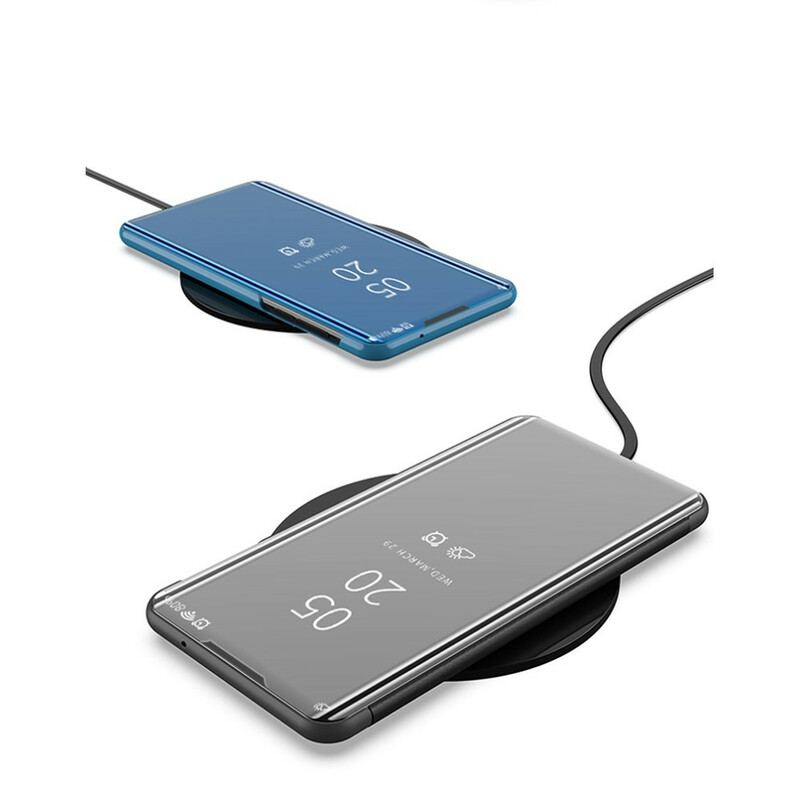 View Cover Samsung Galaxy M51 Miroir et Simili Cuir