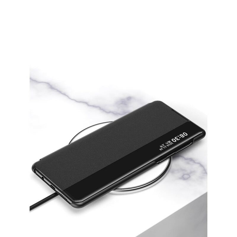 View Cover Samsung Galaxy M51 Simili Cuir Texturé