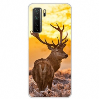 Coque Huawei P40 Lite 5G Cerf et Paysage