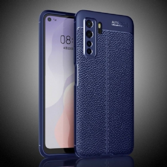 Coque Huawei P40 Lite 5G Texture Cuir Litchi