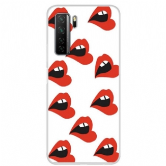 Coque Huawei P40 Lite 5G Transparente Lèvres Pulpeuses