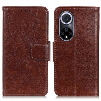 Housse Honor 50 / Huawei Nova 9 Cuir Nappa Fendu