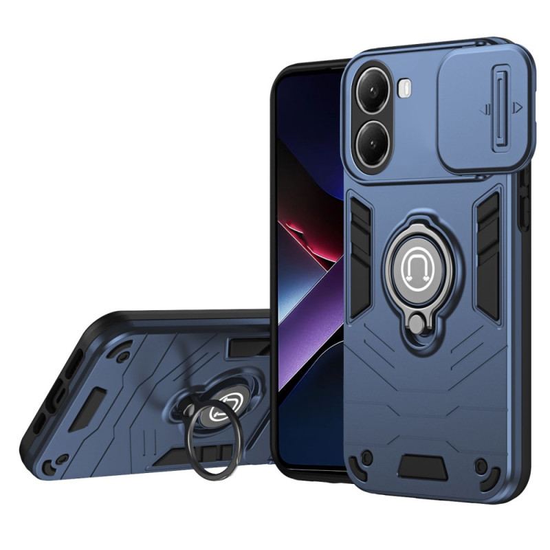 Coque Poco X7 Pro 5G Camshield Coulissant et Support