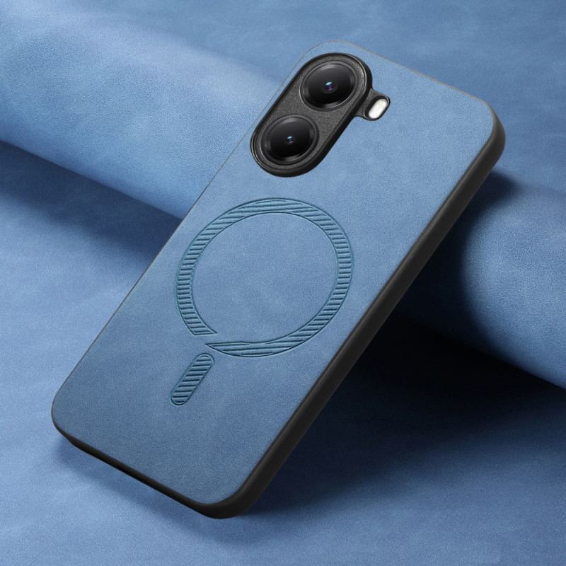 Coque Poco X7 Pro 5G Compatible MagSafe Effet Cuir