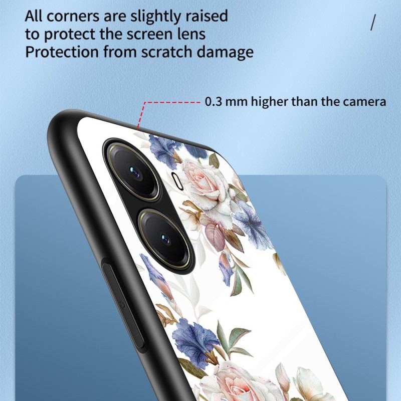 Coque Poco X7 Pro 5G Verre Trempé Motif Floral