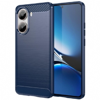 Coque Poco X7 Pro Fibre Carbone Brossée