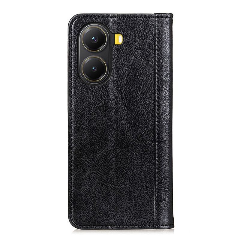 Flip Cover Poco X7 Pro 5G Cuir Fendu Texturé