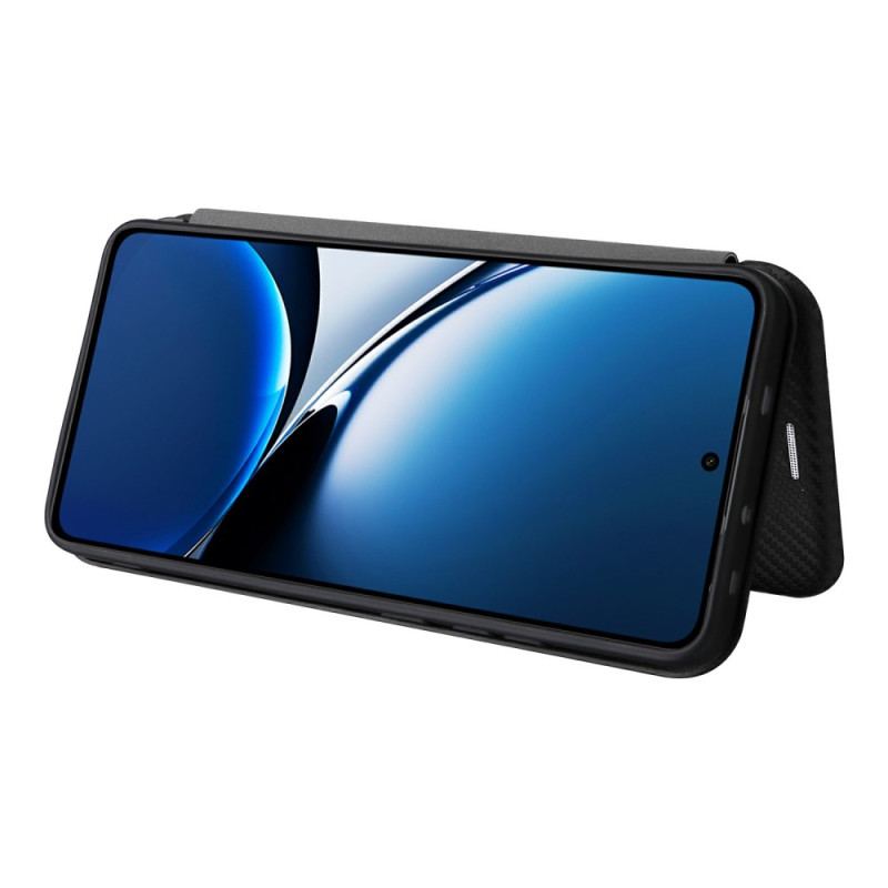 Flip Cover Poco X7 Pro 5G Fibre Carbone