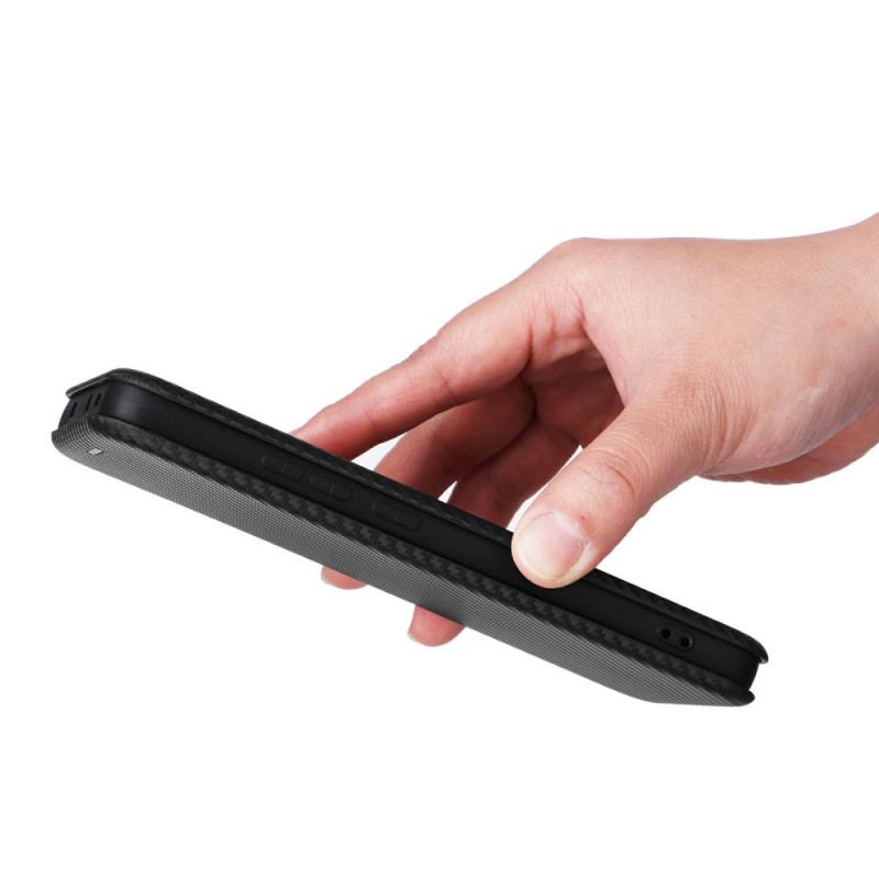 Flip Cover Poco X7 Pro 5G Fibre Carbone