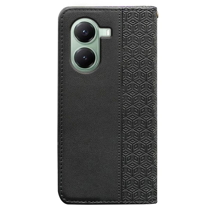 Flip Cover Poco X7 Pro 5G Motif à Carreaux