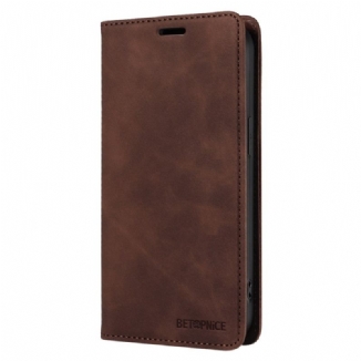 Flip Cover Poco X7 Pro Effet Daim BETOPNICE