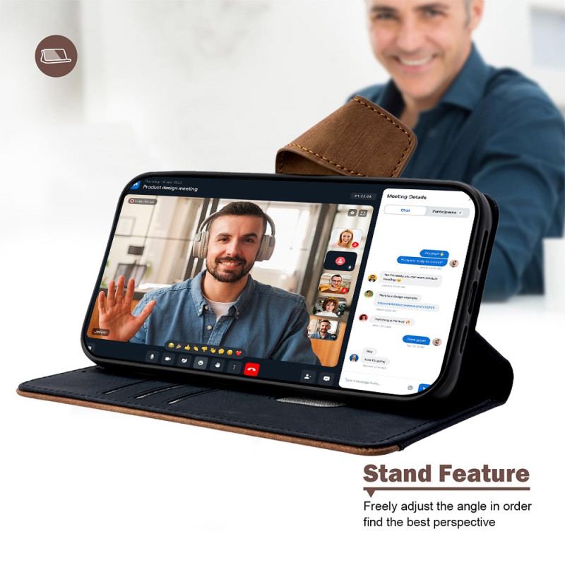 Housse Poco X7 Pro 5G Bicolore Style Rétro