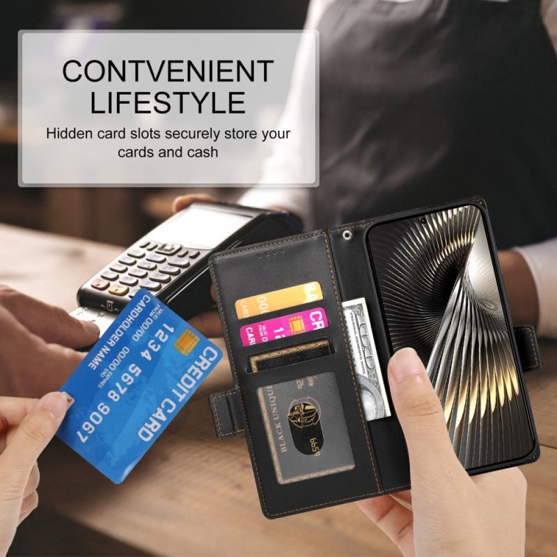 Housse Poco X7 Pro 5G Classique avec Rivet Décoratif