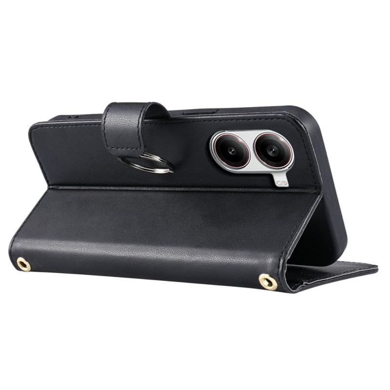 Housse Poco X7 Pro 5G Design Matelassé avec Lanière et Bandoulière