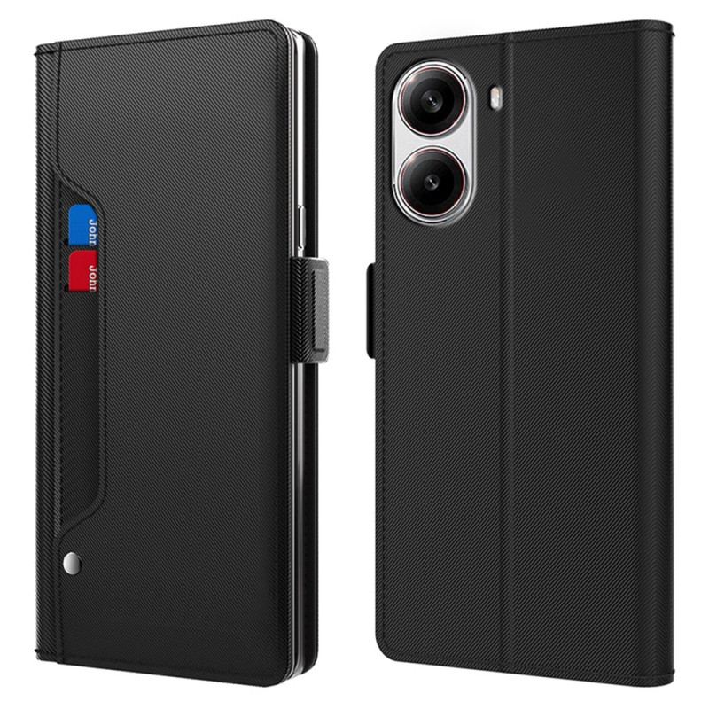 Housse Poco X7 Pro 5G Miroir et Porte-Cartes Amovible