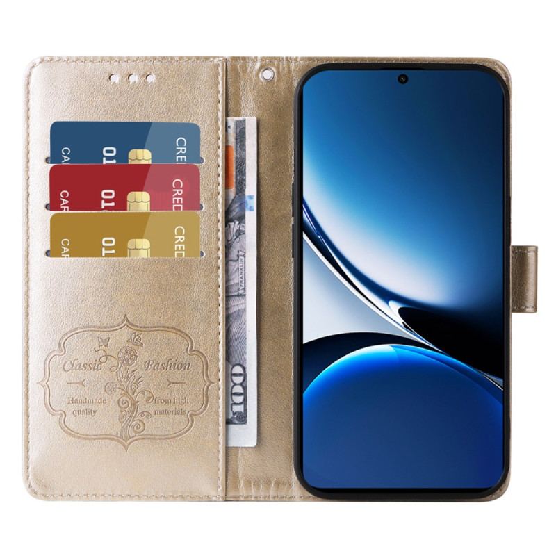 Housse Poco X7 Pro Florale à Lanière