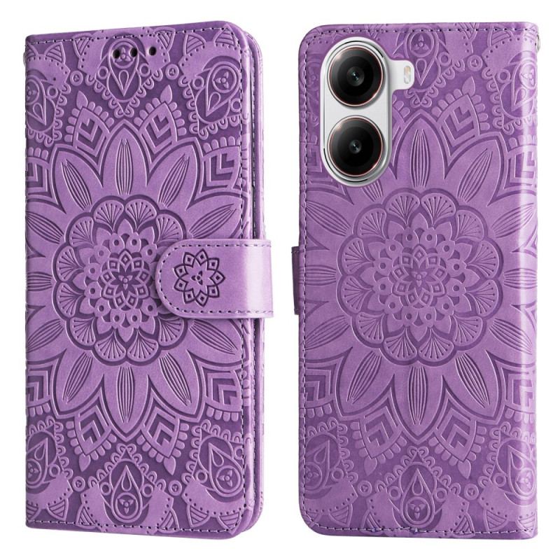 Housse Poco X7 Pro Mandala à Lanière