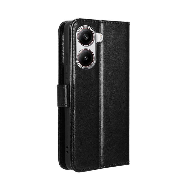 Housse Poco X7 Pro Simili Cuir Flahy