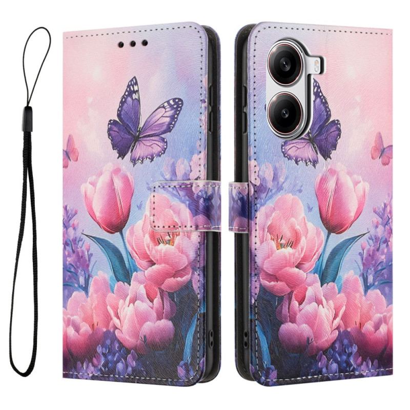 Housse Xiaomi Poco X7 Pro 5G Peinture Florale
