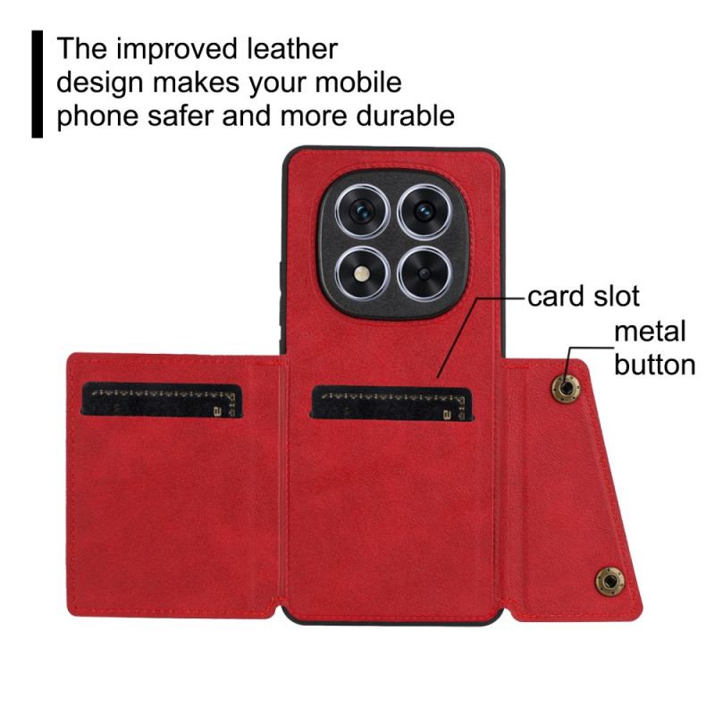 Coque Xiaomi Redmi Note 15 5G / 4G / Poco M8 5G Porte-Cartes et Support Intégré