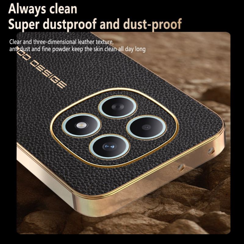 Coque Xiaomi Redmi Note 15 5G / 4G / Poco M8 5G Texture Litchi Anti-Rayures