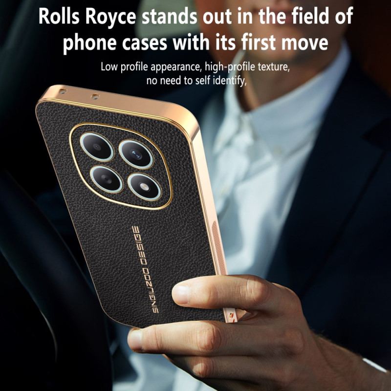 Coque Xiaomi Redmi Note 15 5G / 4G / Poco M8 5G Texture Litchi Anti-Rayures