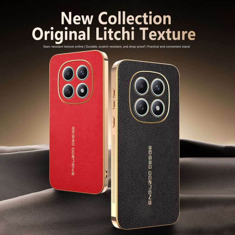 Coque Xiaomi Redmi Note 15 5G / 4G / Poco M8 5G Texture Litchi Anti-Rayures