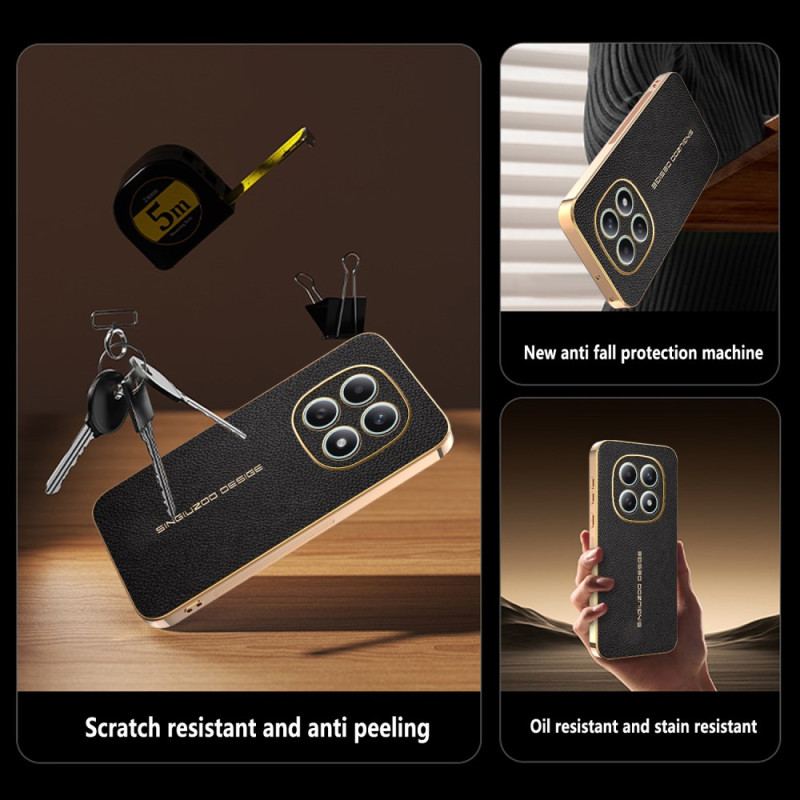 Coque Xiaomi Redmi Note 15 5G / 4G / Poco M8 5G Texture Litchi Anti-Rayures