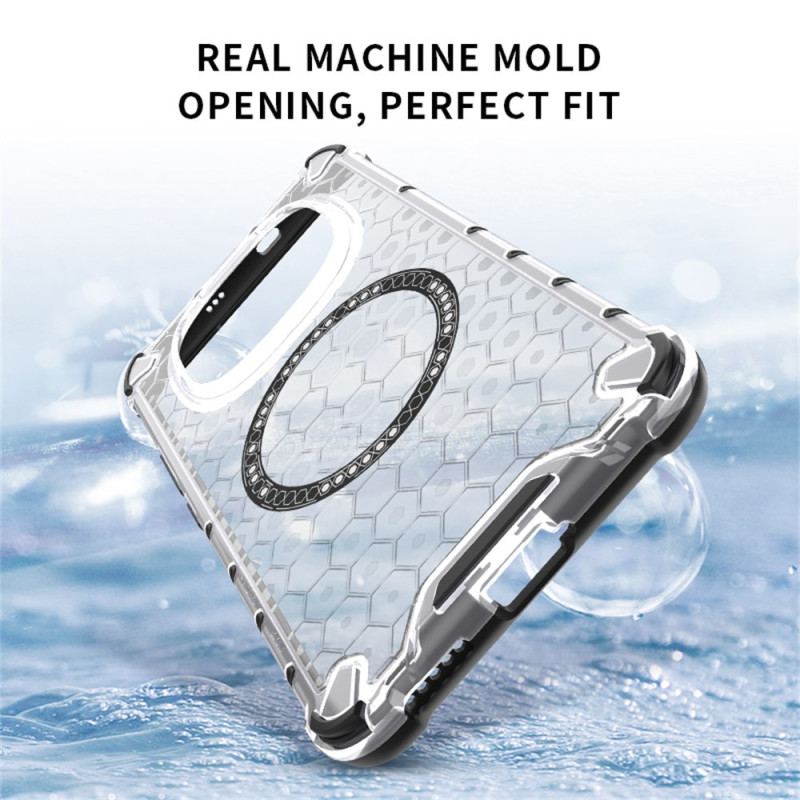 Coque Xiaomi Redmi Note 15 5G / Poco M8 5G MagSafe Design Nid d'Abeille