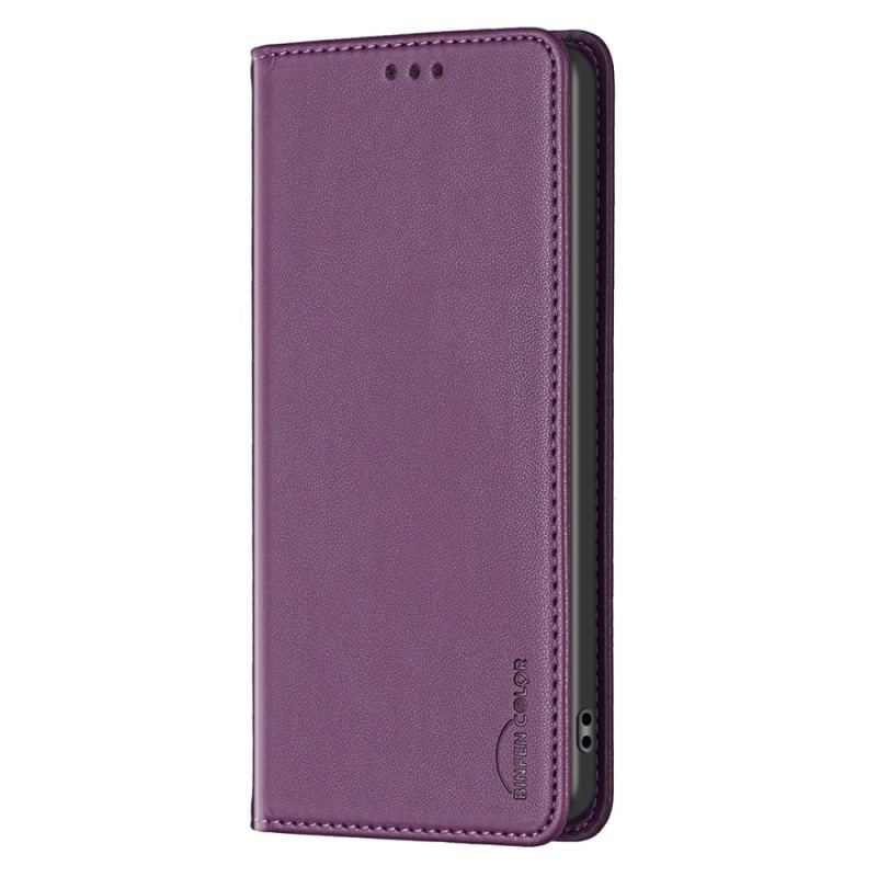 Flip Cover Xiaomi Redmi Note 15 5G / 4G / Poco M8 5G Effet Cuir BINFEN COLOR