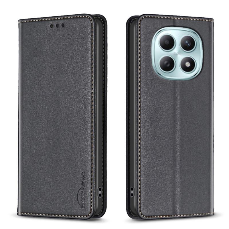 Flip Cover Xiaomi Redmi Note 15 5G / 4G / Poco M8 5G Effet Cuir BINFEN COLOR