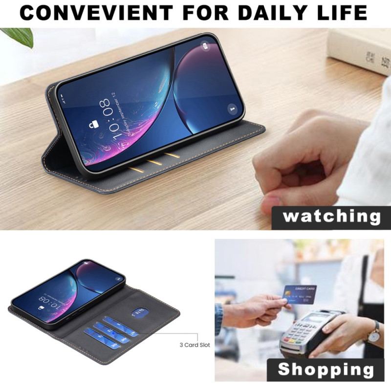 Flip Cover Xiaomi Redmi Note 15 5G / 4G / Poco M8 5G Effet Cuir BINFEN COLOR